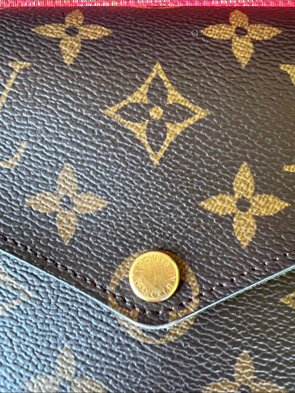 Louis Vuitton Monogram Envelope Crossbody Bag - Brown/Gold - Picture 2 of 8